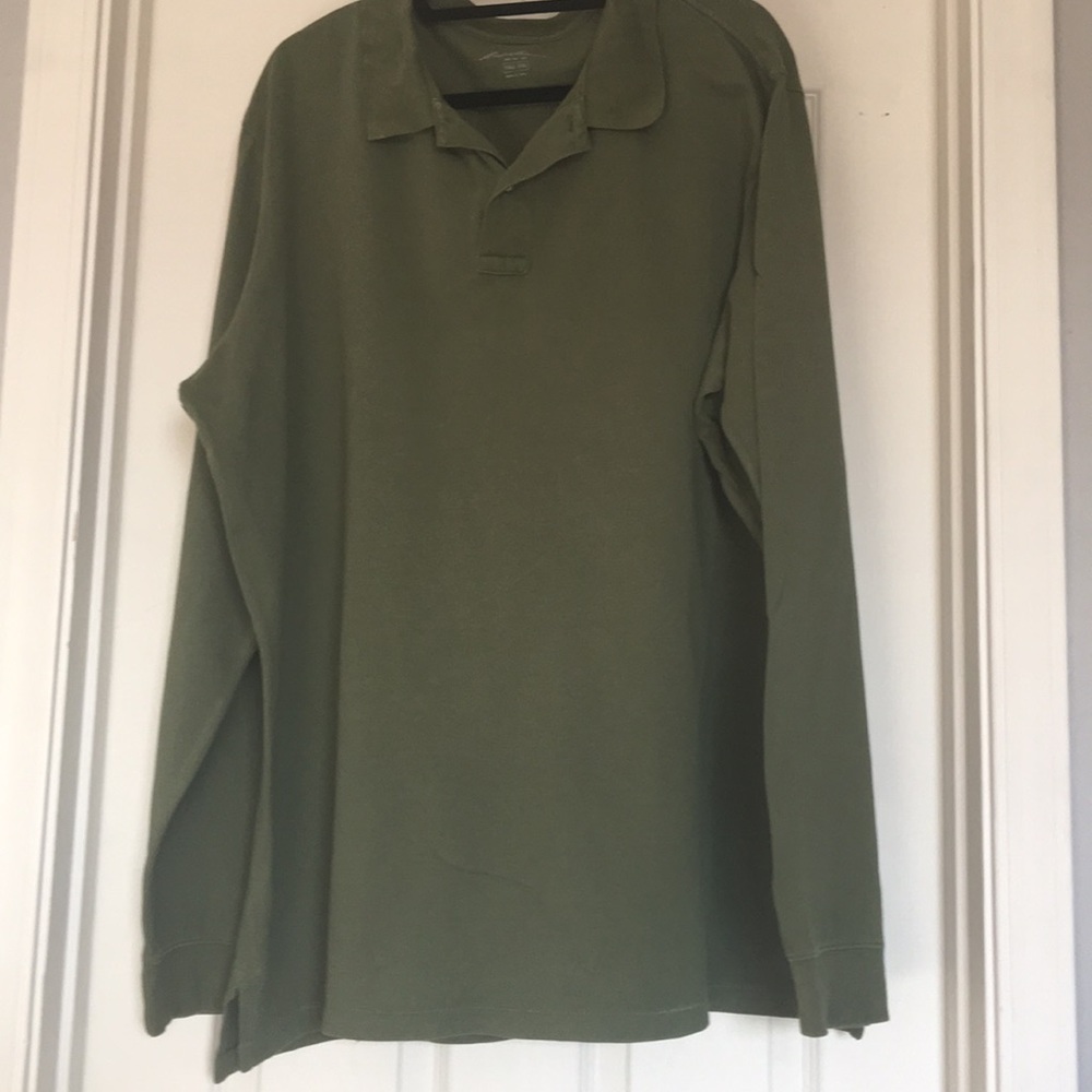 Eddie Bauer 2xl tall olive green top